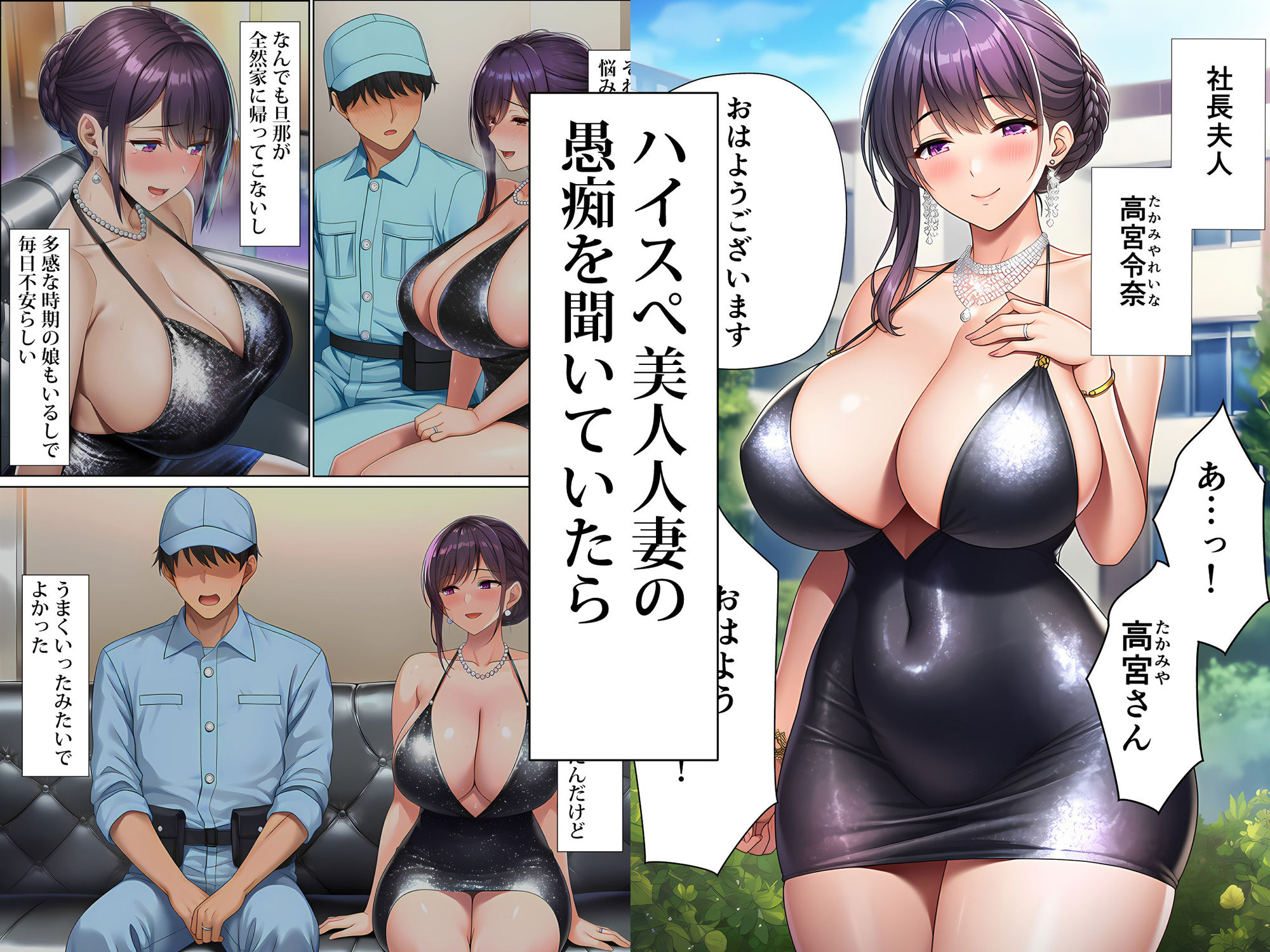 超高級マンション清掃員の俺、仕事ついでにハイスペ美人居住者たちの愚痴を聞いていたら完全合意の中出しハーレム生活を送ってしまう 無料サンプル